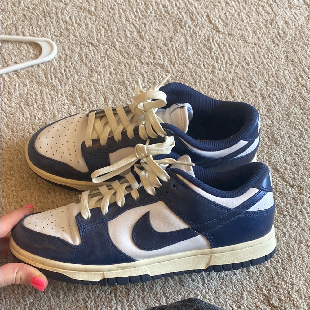 Nike Blue and White Sneakers